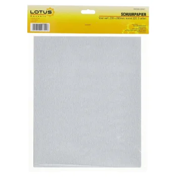 New Lotus Schuurpapier Vel Verf 230 X 280 Mm K320