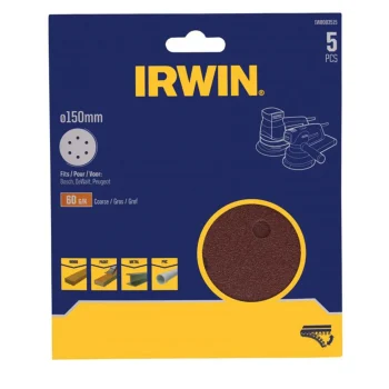 Outlet Irwin Schuurschijf Ø150mm K60 5st.