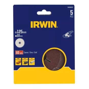 Sale Irwin Schuurschijf Haakse Slijper Ø125mm K60 5st.