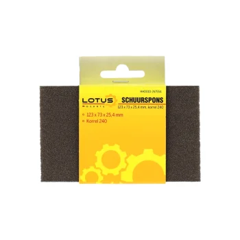 Hot Lotus Schuurspons 123x73x25.4x240