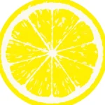 Hot Duni Servet 33 X 33 Cm Silhouettes - Lemon 12st