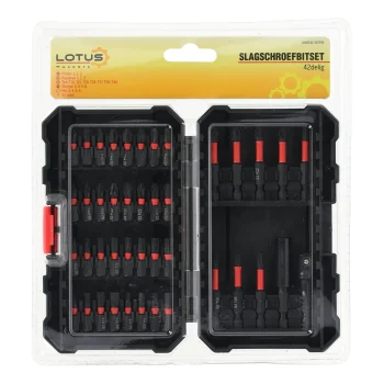 Best Lotus Slagschroefbitset 42-delig