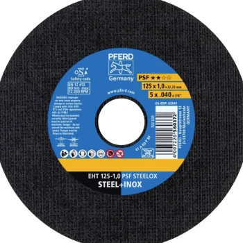 Outlet Pferd Slijpschijf EHT125-1,0 PSF Staal+RVS