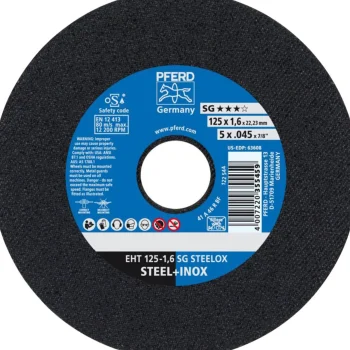 Sale Pferd Slijpschijf EHT125-1,6 SG Staal+RVS