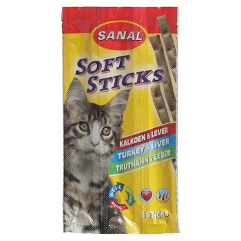 Best Sanal Snack Kat Soft Sticks Kakoen+lever
