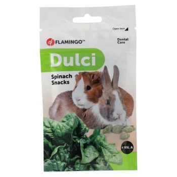 Best Flamingo Snack Knaagdier Dulci Spinazie 50g