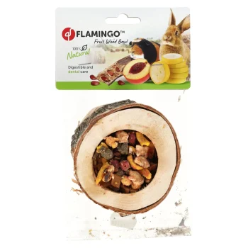 Hot Smulti Snack Knaagdier Fruitkom Hout 120gr