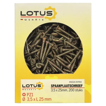 Discount Lotus Spaanplaatschroef 3,5 X 25 Mm 200st