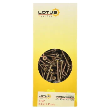 New Lotus Spaanplaatschroef 4,5 X 45 Mm 200st