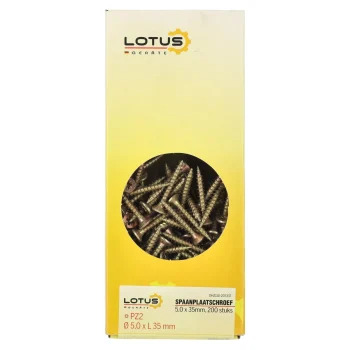 New Lotus Spaanplaatschroef 5,0 X 35 Mm 200st