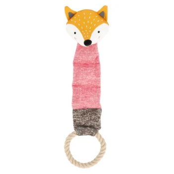 Fashion Friendly Pet Speelgoed Puppy Vos Roze 45cm