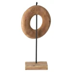 Outlet Natural Collections Staander Teak Circel 44 Cm Naturel