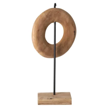 Outlet Natural Collections Staander Teak Circel 44 Cm Naturel