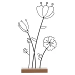 Outlet Boltze Home Standaard Bloma 24 Cm 3 Assorti