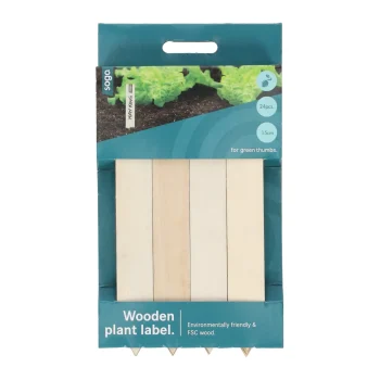 Outlet SOGO Steeketiket Hout 15cm 24st