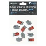 Online Diamant Steekklem Hendel Oranje 2x0.5x4mm 10st