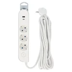 Discount Diamant Stekkerdoos 3-NL+USB A+C 3x1,5 5M DM