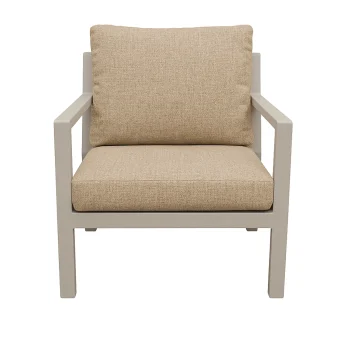 New Bois Le Duc Stoel Brozzi Milky Grey Met Kussens