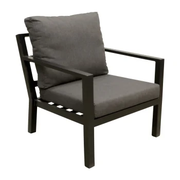 Online Bois Le Duc Stoel Brozzi Zwart +kussens