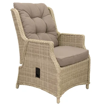 Hot Bois Le Duc Stoel Cardito Verstelbaar White Orchid