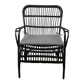 Discount Bois Le Duc Stoel Fadola Zwart Met Kussen