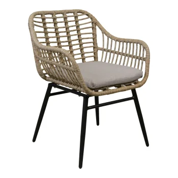 Sale Bois Le Duc Stoel Marsella Natural Met Kussen