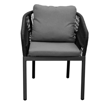 Discount Bois Le Duc Stoel Stapel Barzio Antraciet Met Kussen