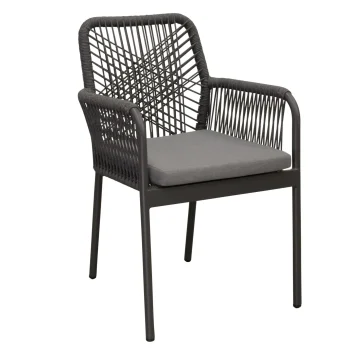 Hot Bois Le Duc Stoel Stapel Marone Antraciet Met Kussen