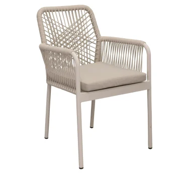 Best Bois Le Duc Stoel Stapel Marone Crème Met Kussen