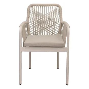 Best Bois Le Duc Stoel Stapel Marone Crème Met Kussen