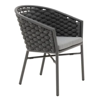 Hot Bois Le Duc Stoel Stapel Serina Antraciet Met Kussen