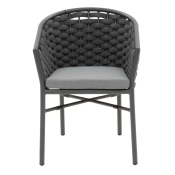 Hot Bois Le Duc Stoel Stapel Serina Antraciet Met Kussen