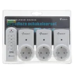 Clearance Diamant Stopcontact Met Afstandsbediening 4-delig NL