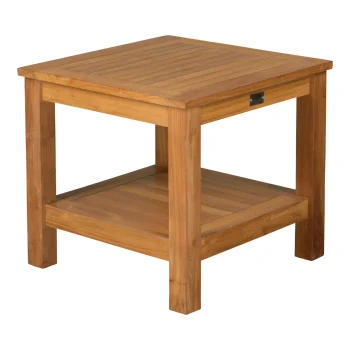Fashion Bois Le Duc Tafel Bijzet Jetta 50x50 Teak