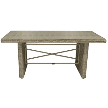 Outlet Bois Le Duc Tafel Caspoli 150x80cm White Grey