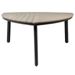 Clearance Bois Le Duc Tafel Fidenza 169x169cm Antra Metal