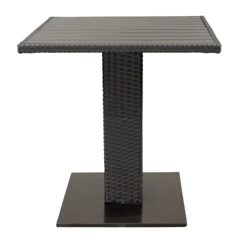 Outlet Tafel Perera 68x68cm Zwart