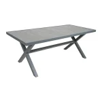 Outlet Bois Le Duc Tafel Serena 245x94 Cm Antraciet