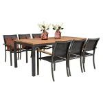 Online Bois Le Duc Tafelframe Tavola 197x97 Cm Antraciet