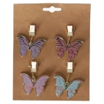 Fashion Decoris Tafelgewicht Vlinder 4st