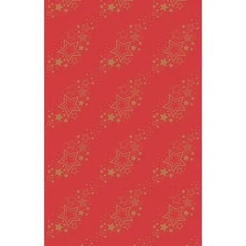 Clearance Duni Tafelkleed Cel 138 X 220 Cm Holiday Star Red
