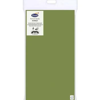 Fashion Duni Tafelkleed Silk 138 X 220 Cm Leaf Green