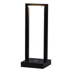 Fashion Diamant Tafellamp Fiorana LED Oplaadbaar Zwart