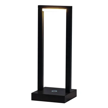 Fashion Diamant Tafellamp Fiorana LED Oplaadbaar Zwart