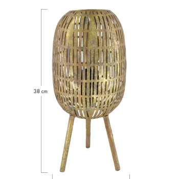 New Natural Collections Tafellamp Metaal 38 Cm Goud