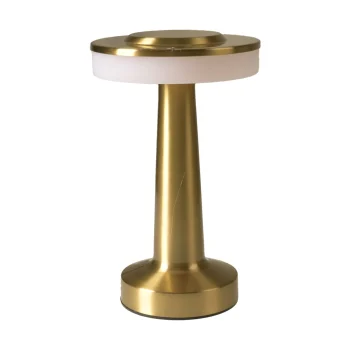 Clearance O'malley Tafellamp Opl LED-CCT Goud Dim