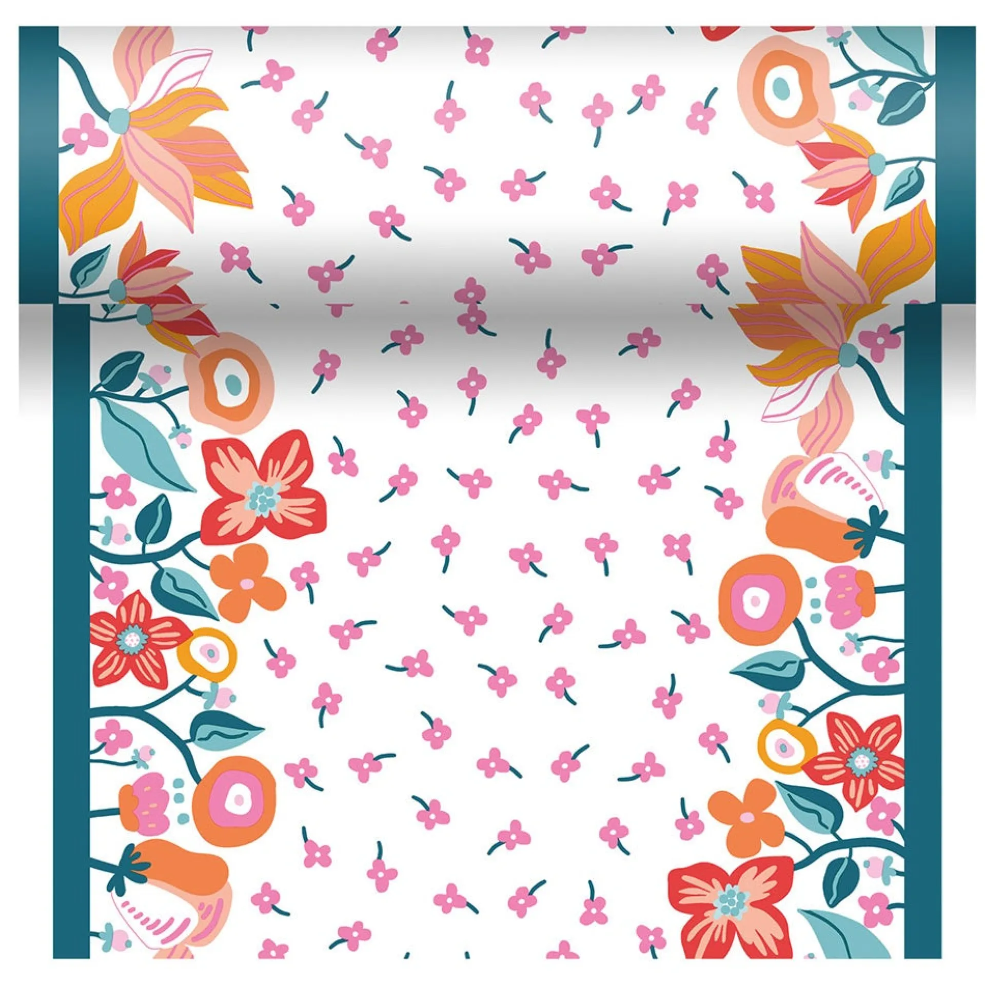 tafelloper-40-x-480-cm-3-in-1-ijLDhyPX-0.webp Online Duni Tafelloper 40 X 480 Cm 3-in-1 Vibrant Bloom