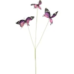 Outlet Mica Decorations Tak Vlinder Paars 75 Cm