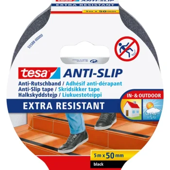 New Tesa Tape Anti Slip 50mmx5M Zwart
