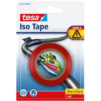 Online Tesa Tape Elektrisch Isolatie Rood 10M